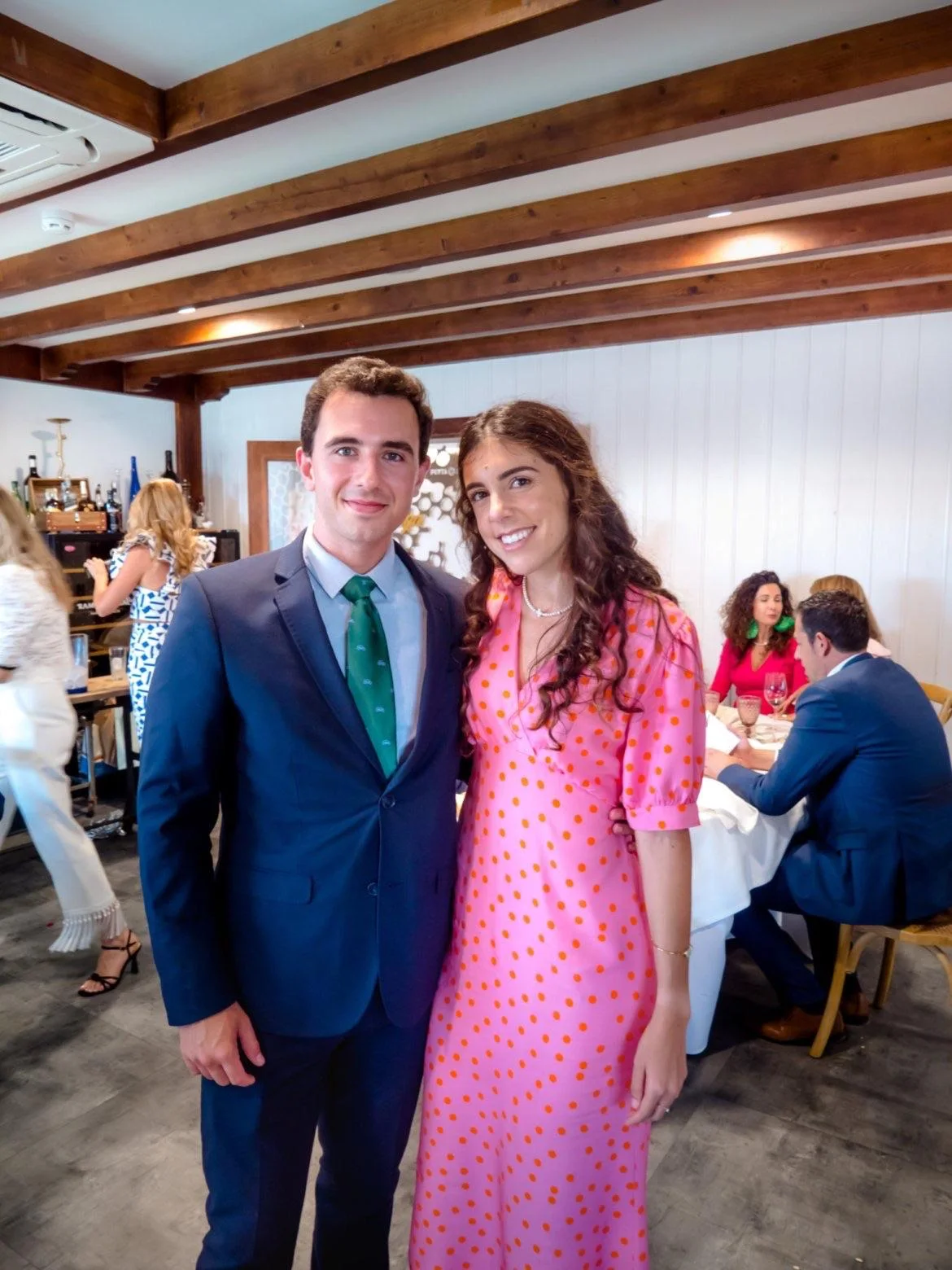 María y Luis en una celebración familiar